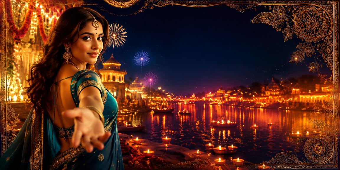 Indian woman enjoying casino entertainment on mobile